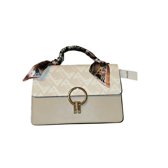 Aldo Handbags - Aldo Cream and Tan Handbag